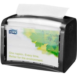 Tork Serviettenspender Xpressnap 272611 N4, Tischspender, Kunststoff, schwarz,