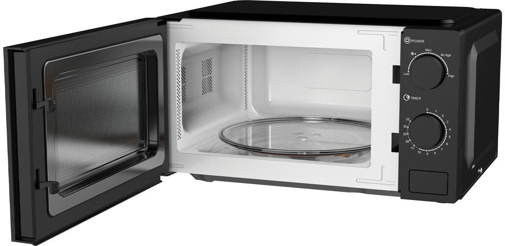 Igenix 20L 700W Manual Microwave White Black 24.6cm H X 44.4cm W X 32cm D