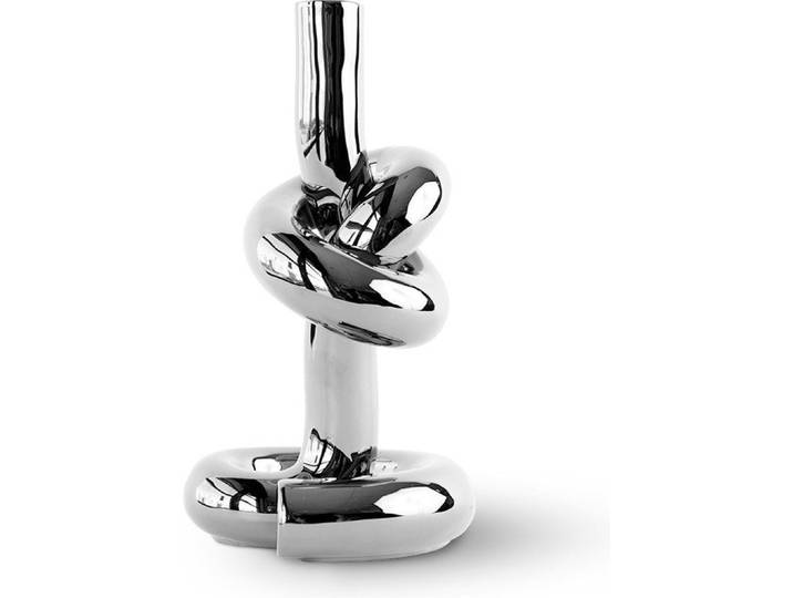 Werkwaardig Knotted Candleholder - Kandelaar - Porselein - Goud