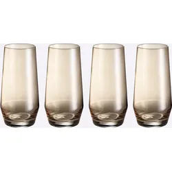 Gläser-Set, transparent, B:7,5cm H:14,5cm, Glas, Trinkgefäße