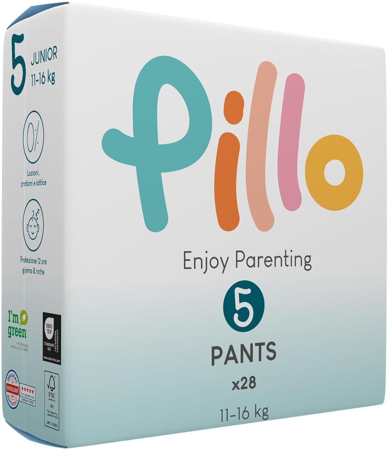 Pannolini Pillo 00236 ENJOY PARENTING mutandina misura 5 Junior