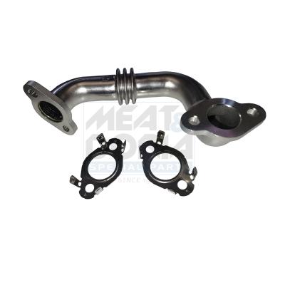 MEAT & DORIA Rohrleitung, AGR-Ventil 881076 für VAG