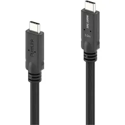 Purelink MicroX4 USB4-Kabel USB C - USB C 3 m (3 m, USB 4, 240 W), USB Kabel