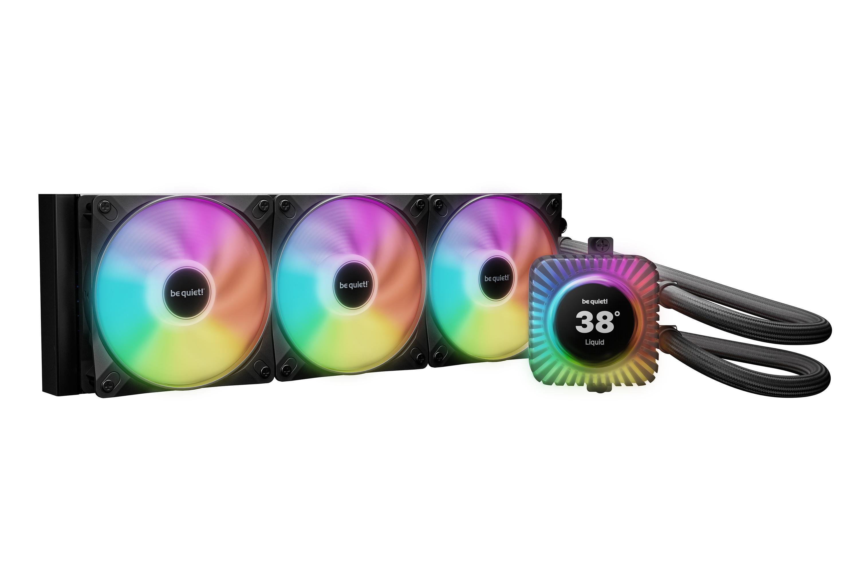 be quiet! Light LOOP IO LCD 360 mm Wasserkühlung für Intel/AMD Prozessoren BW032