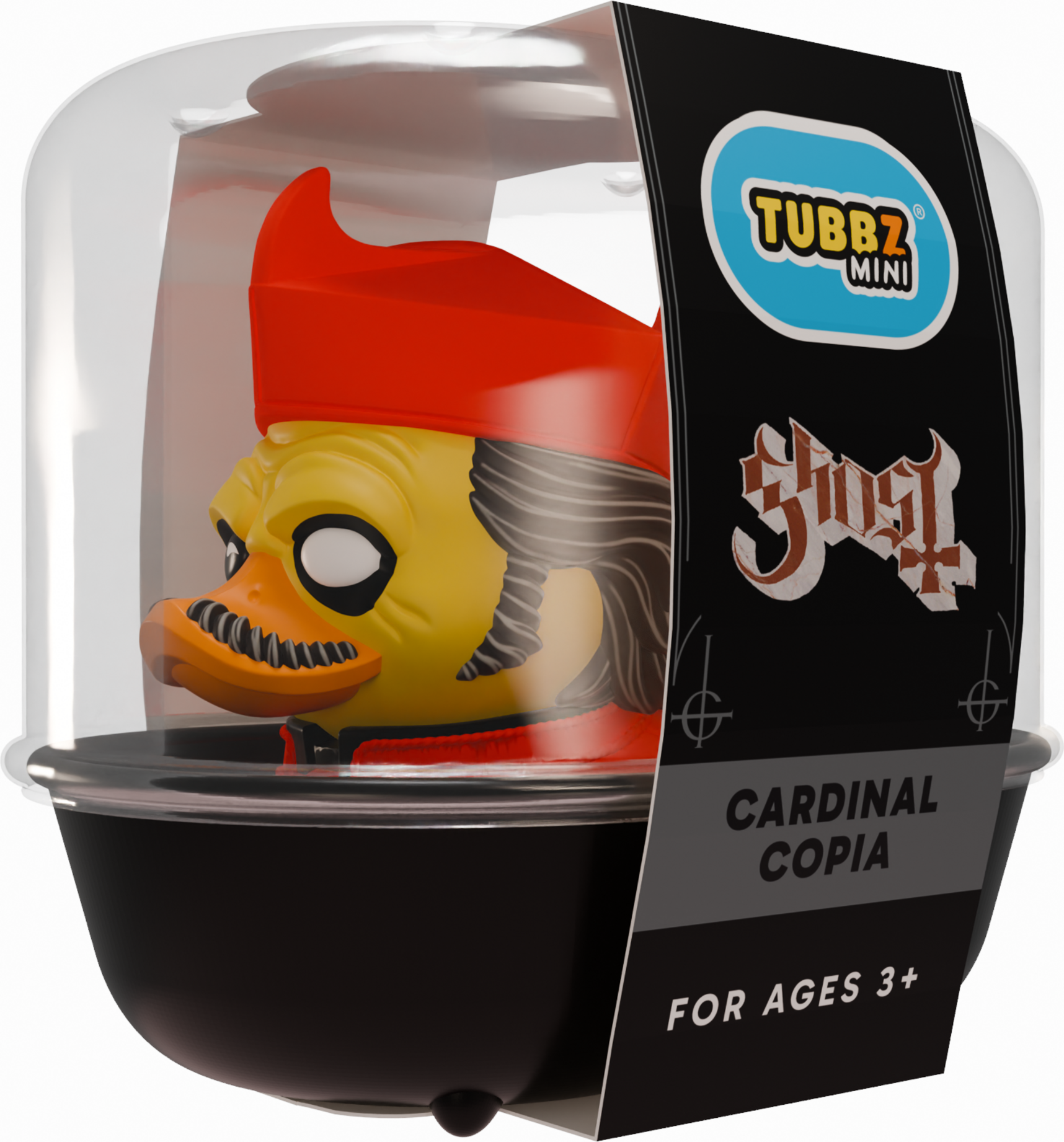 Ghost Cardinal Copia TUBBZ Mini Collectible Duck by Numskull Designs - Officially Licensed Mini Collectible - PVC Material