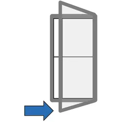 Magnet-Außenvitrine, einflügelig, 550 x 400 mm