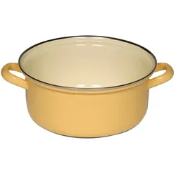 Riess 0280-6, Pfanne + Kochtopf, Gelb