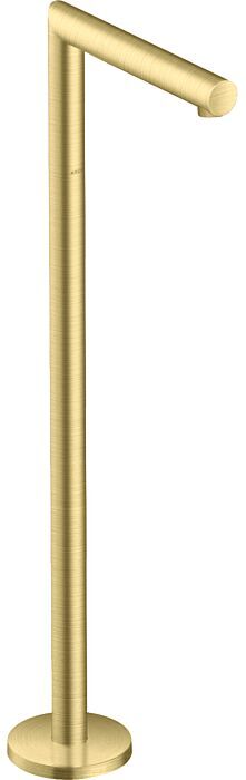 Hansgrohe Axor Uno Fertigmontageset 45412950 Wanneneinlauf bodenstehend, gerade, Ausladung 226mm, brushed brass
