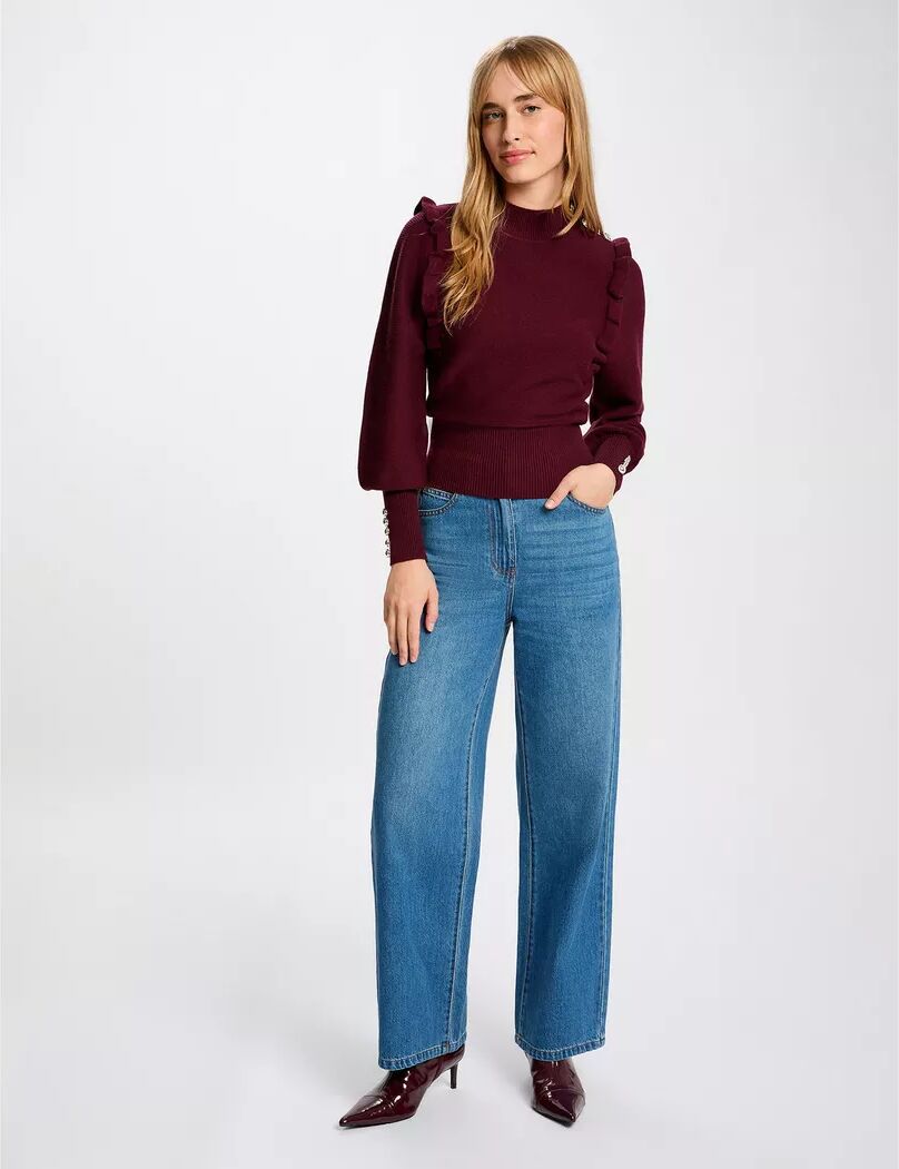 Morgan - Pullover, für Damen, Violett Größe XS