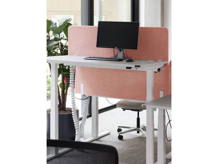 Panneau DESK PANEL 120cm Rose foncé/Saumon