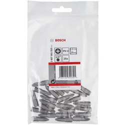 Bosch 25x Schrauberbit Extra-Hart, PH 2, 25 mm - 2607001513
