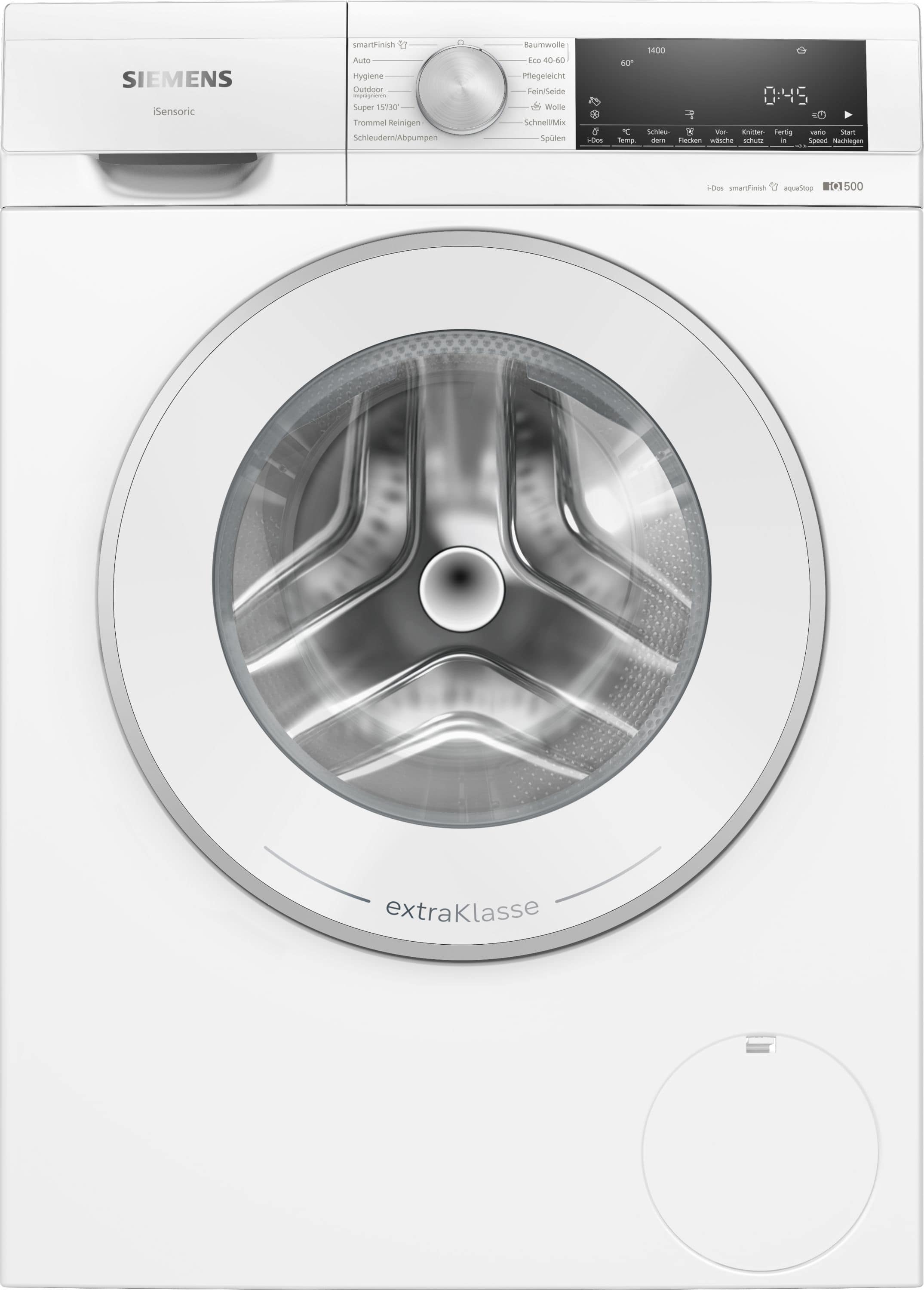 Siemens iQ500 WG44G2F1EM 9 kg Frontlader Waschmaschine 1400 U/min aquaStop Funktion jetzt zusätzlich 75¤ Cashback sichern*!