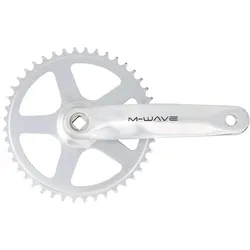 M-Wave Kettenradgarnitur MIGHTY silber