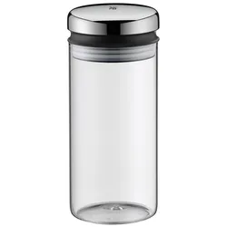 WMF Vorratsdose Depot 1000 ml Glas Silber