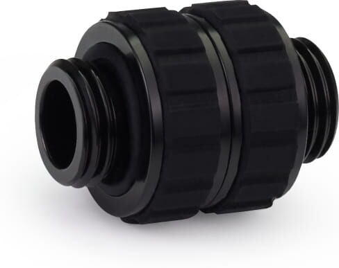 Alphacool Apex Grip double nipple OT/OT rotary G1/4 black