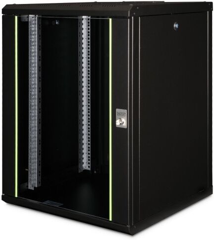 Digitus DN-19 16U-6/6-SW rack Da parete Nero (DN-19 16U-6/6-SW)