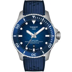 Tissot T1209071704100 Herrenuhr Seastar 2000 Taucheruhr Automatik 60 Bar Blau