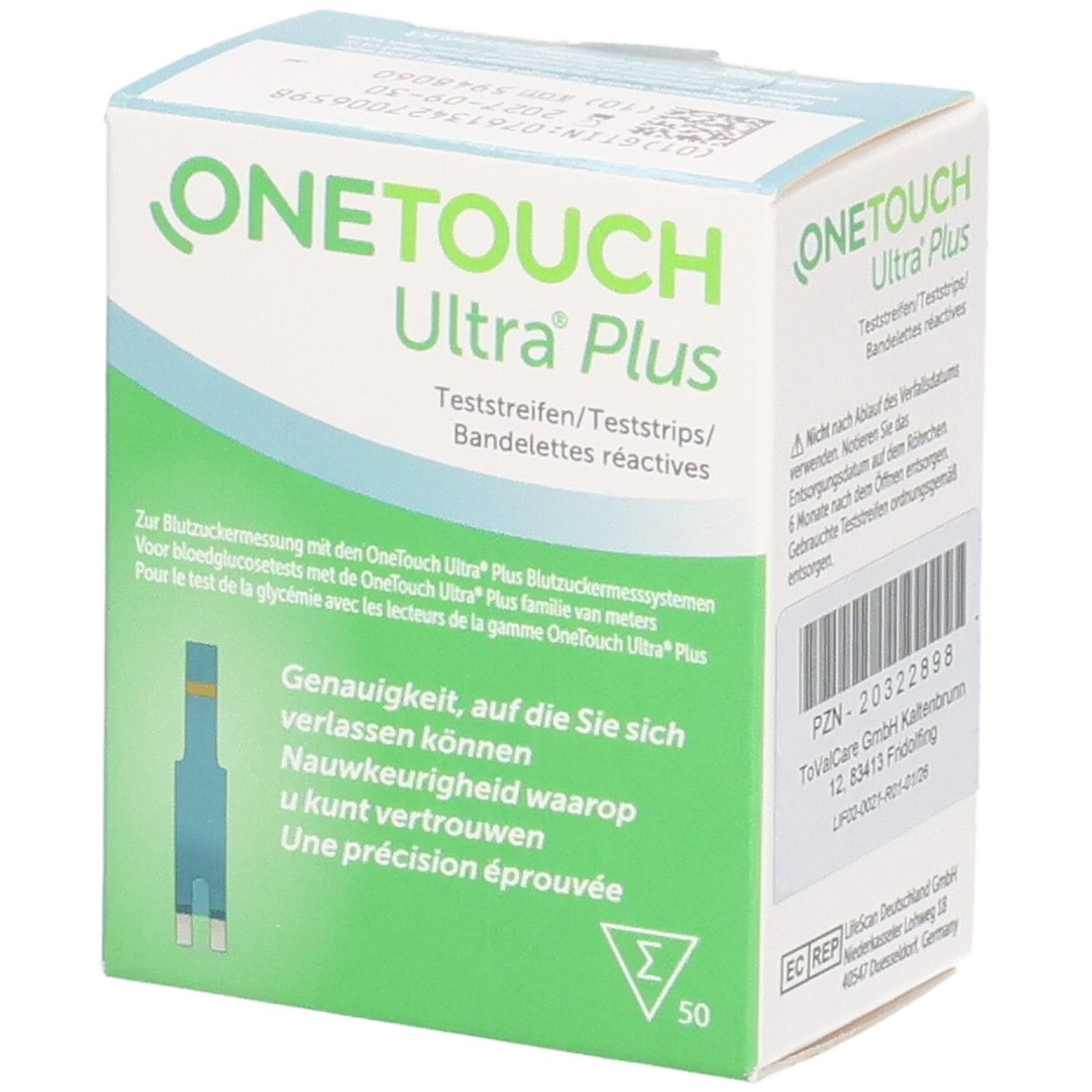 ONE Touch Ultra Plus Teststreifen 50 St