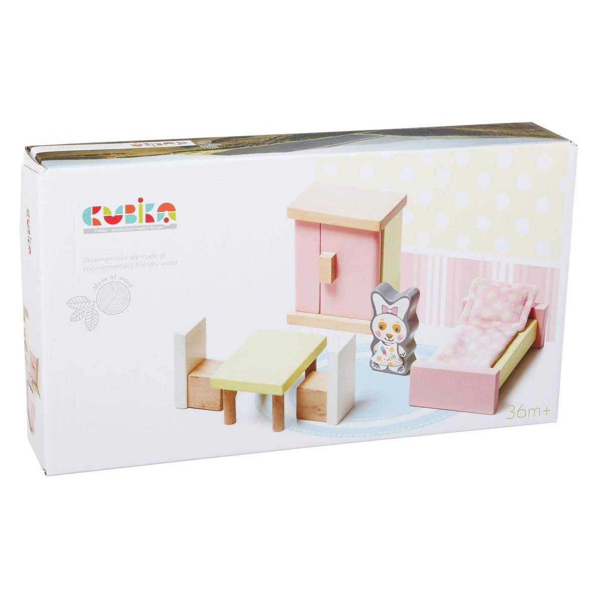 Cubika Puppenhausmöbel aus HolzSchlafzimmer (14155738)