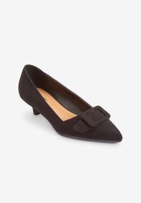 Extra Wide Width Women's The Holland Pump by Comfortview in Black (Size 7 WW)