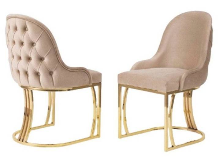 Xlmoebel Polsterstuhl Luxuriöse Holzstühle im italienischen Stil für elegantes Ambiente (1 St), Hergestellt in Europa