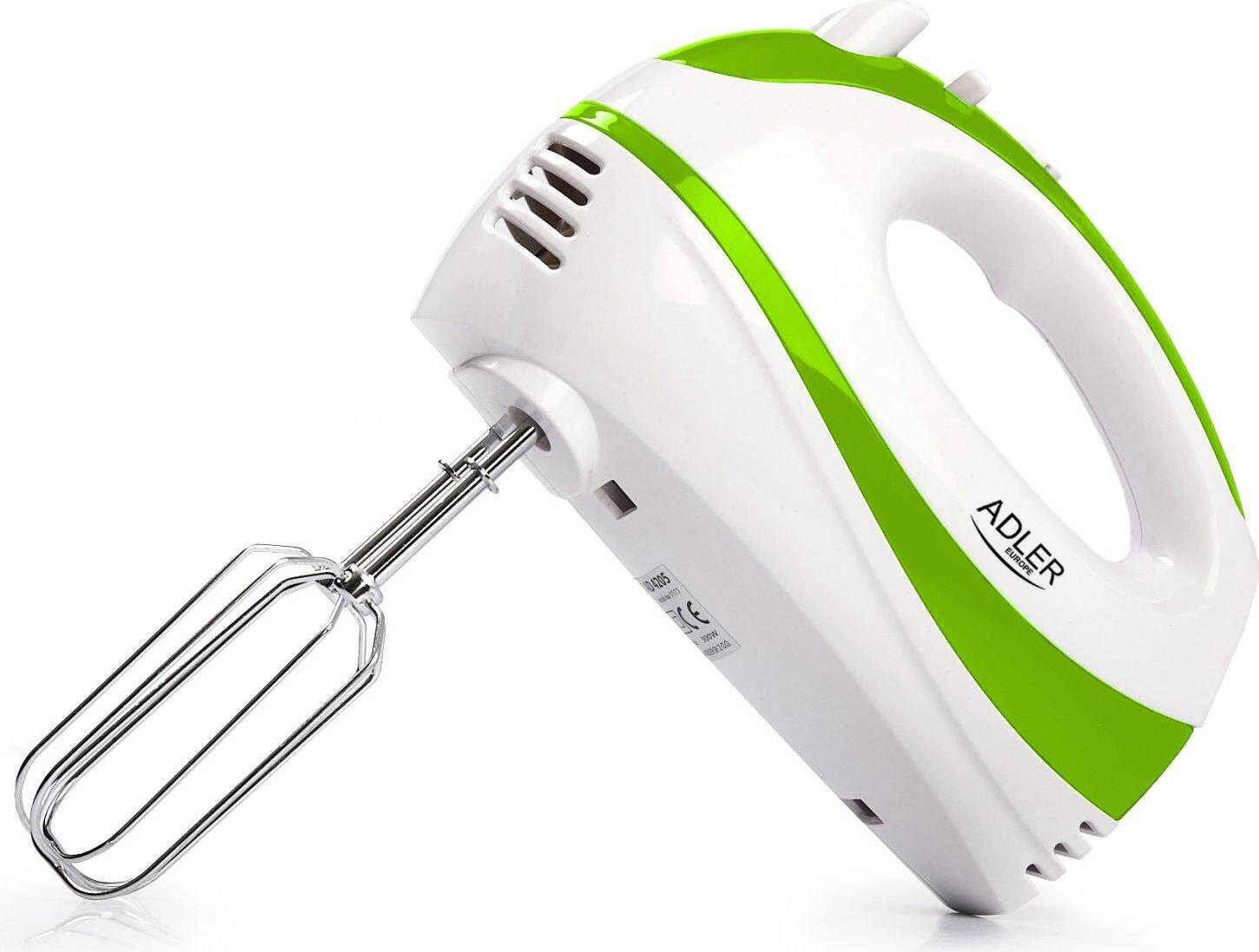 Adler AD 4205G Handmixer, Groen/Wit, 300 W