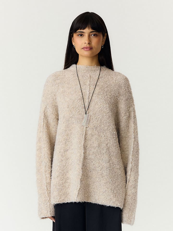 YAS Pullover in Beige - L