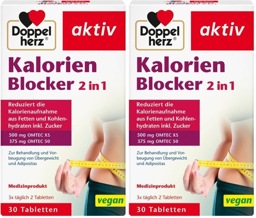 Doppelherz® aktiv Doppelherz Kalorien Blocker 2in1 Tabletten Doppelpack 2x30 St