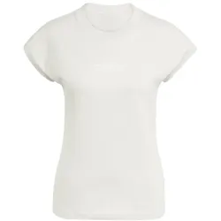 adidas Essentials Linear Cotton T-Shirt Damen - wonalu/white - XL