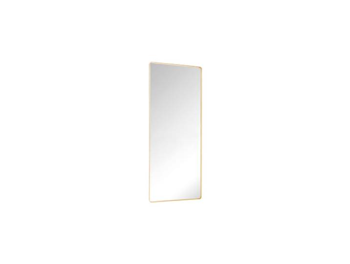 Miroir en métal marron, rectangulaire, à poser - Hübsch, Retro -