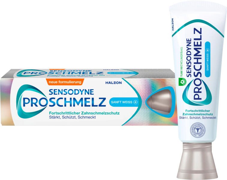 SENSODYNE® ProSchmelz Sanft Weiss Plus Zahnpasta 75 ml 6250848005