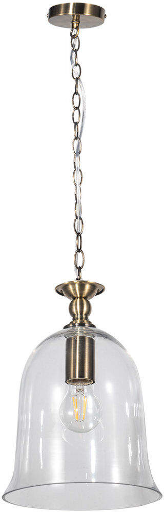 Breakwater Bay Antonio 1 - Light Antique Brass Single Pendant Antique Brass 150cm H X 22cm W