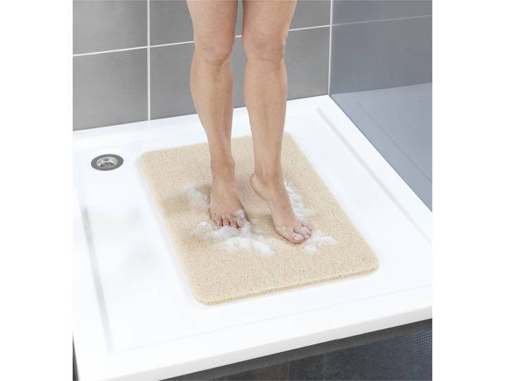 tapis de bain 60 x 40cm Beige/Beige
