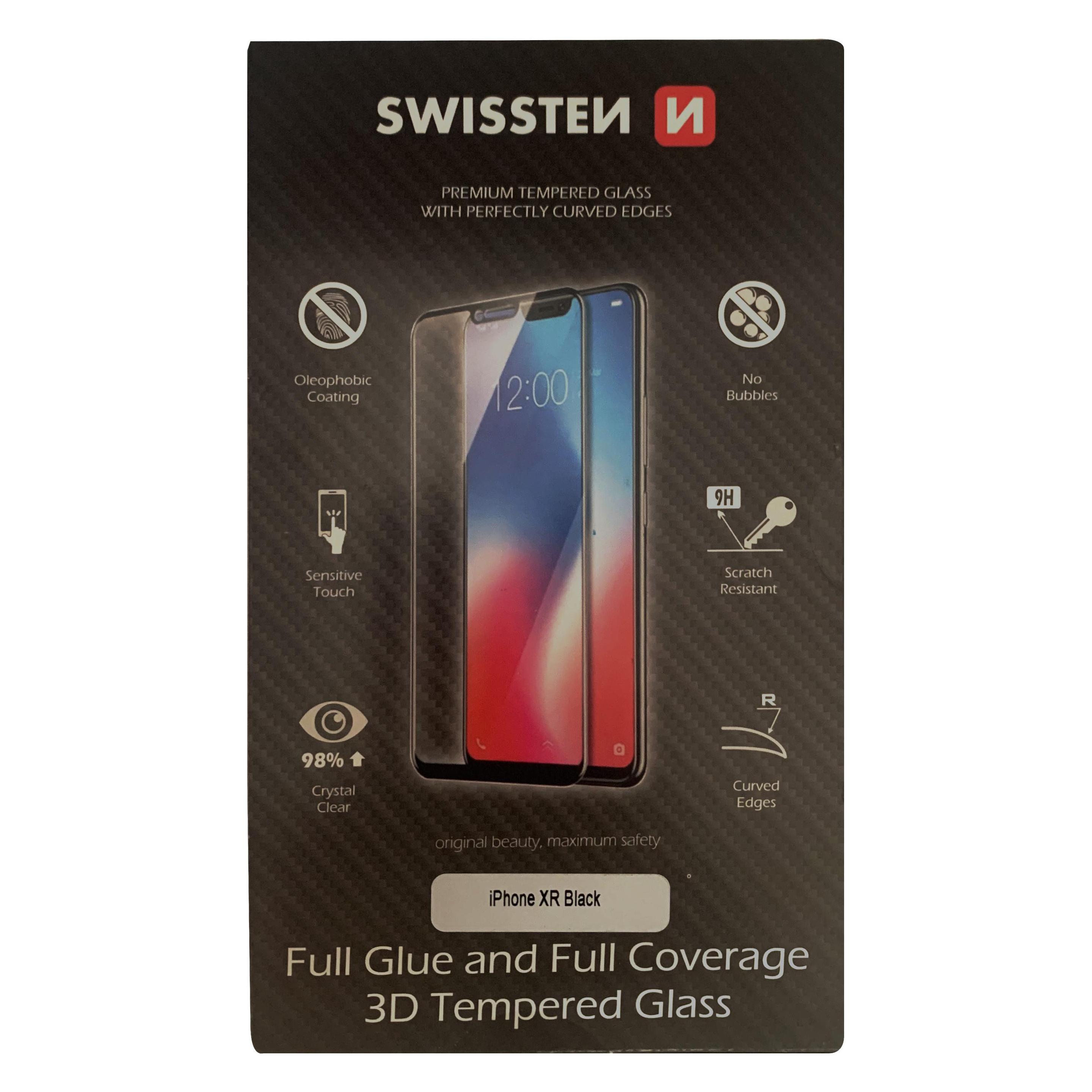 Swissten Ultra Durable 3D Full Glue Glass (Apple iPhone XR) (64701799)