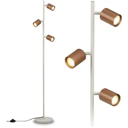 Briloner, Stehlampe, IDA LED Stehleuchte - Coffe, Warm Grey (GU10)