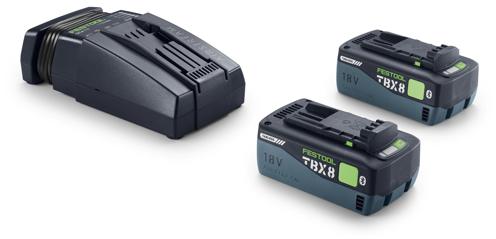 Festool Energie-set 18V met 2x TBX8/SCA16
