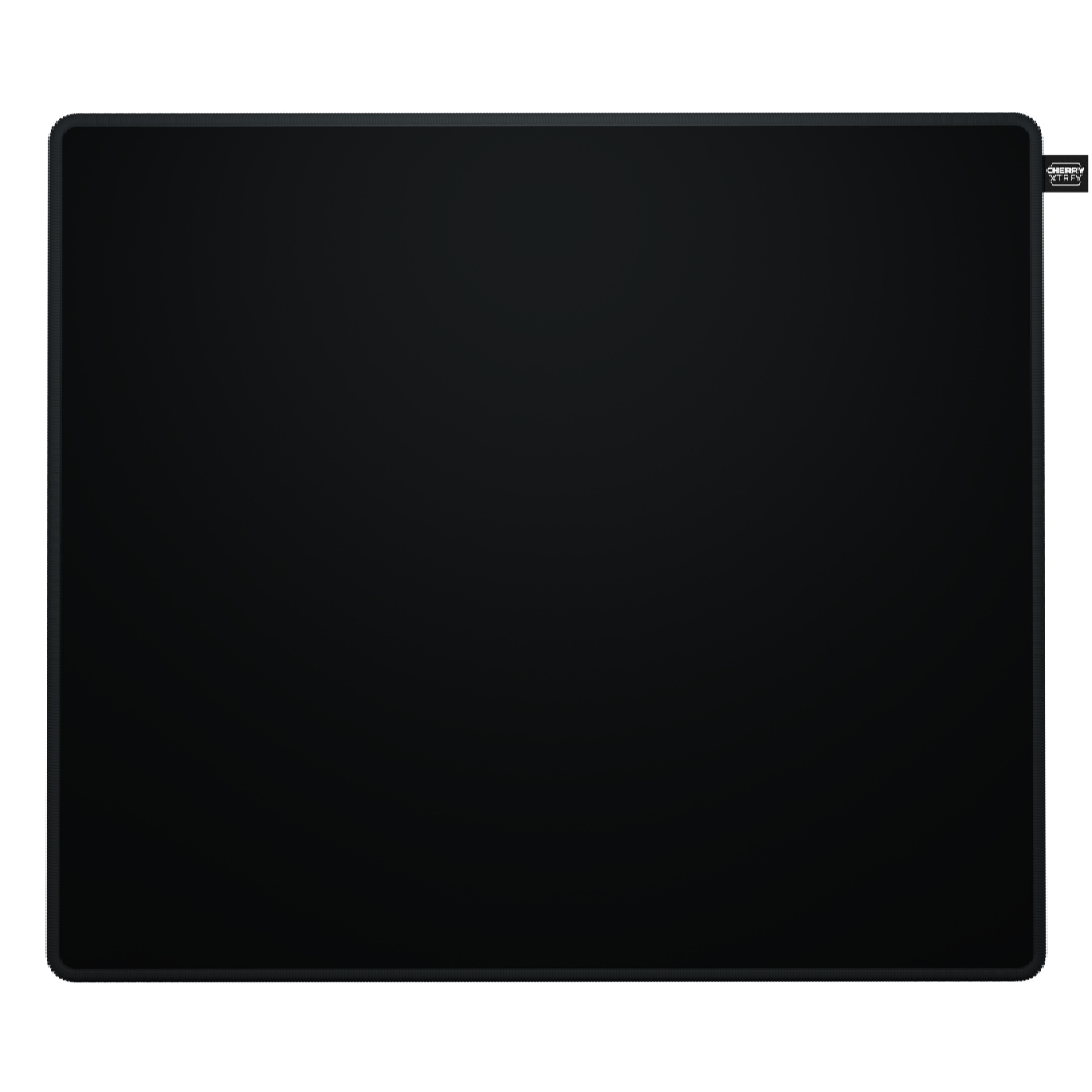 Cherry XTRFY GP6 Schwarz Gaming Mousepad | 460 x 400 mm, Stoff, Rutschfeste Gummiunterseite