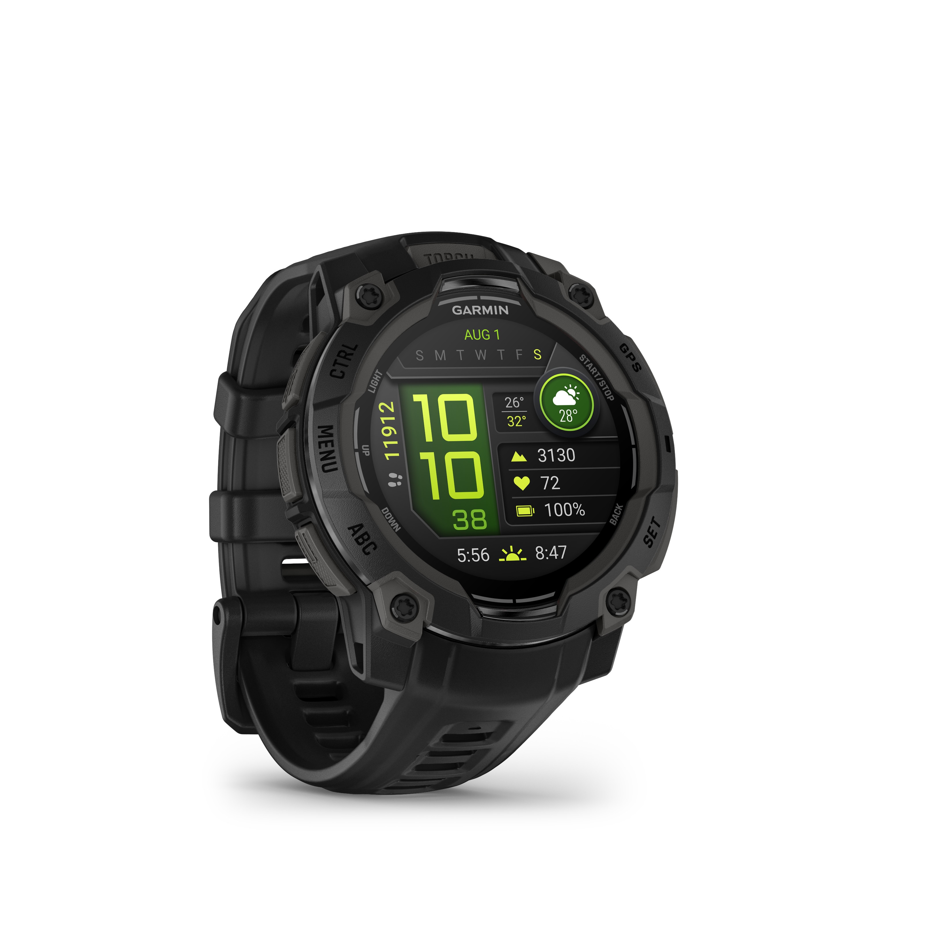Garmin INSTINCT 3 Amoled schwarz 45mm Multisport Smartwatch 010-02936-00