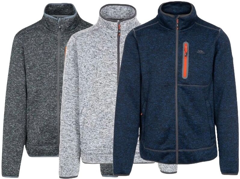 Trespass Mens Marl Fleece Jacket Bingham