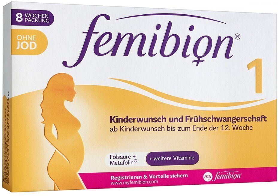 Femibion 1 Kinderwunsch+Frühschwangersschaft o.Jod