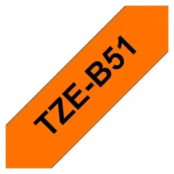 Brother, Beschriftungsband, TZE-B51 LAMINATED TAPE 24MM (2.40 cm, Schwarz)