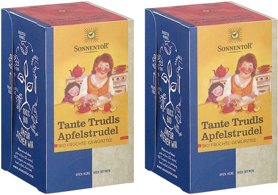 SONNENTOR Tante Trudls Apfelstrudel Bio Tee 2x18stk
