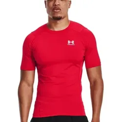 Under Armour HeatGear SS Compression Shirt Rot Small Herren