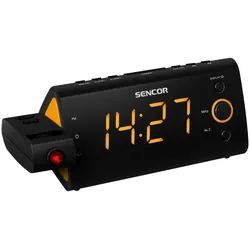 Sencor, Wecker, SRC 330 OR - Uhr - Digital - FM - LED - 3,05 cm (1.2 Zoll) - Orange