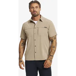 Gradient Pro UV Short Sleeve Shirt Herren Khaki, Größe:XS - Herren > Oberteile > Hemden - Beige