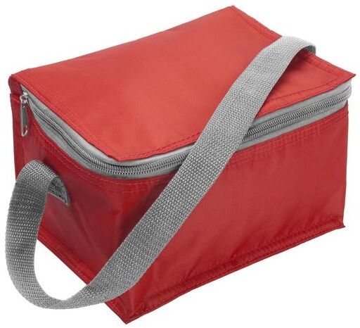 Sac isotherme publicitaire polyester rouge