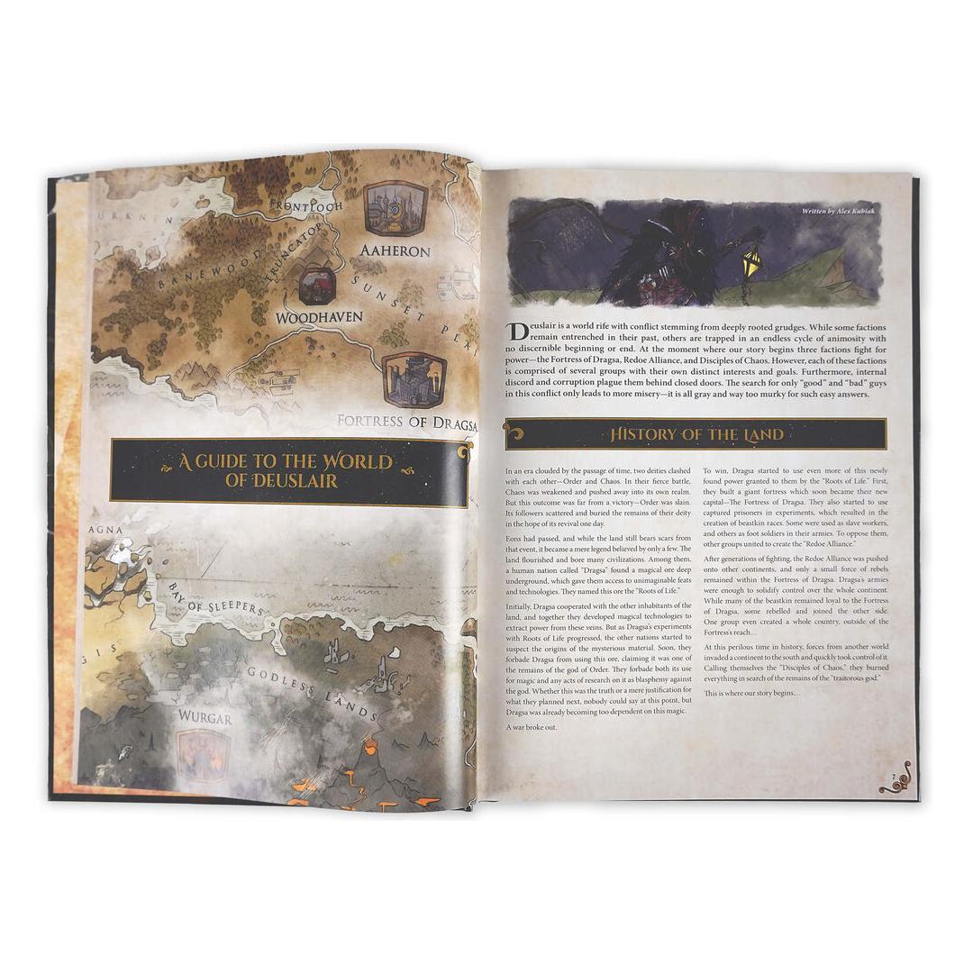 Archon Studio Dungeons & Lasers THE WORLD OF DEUSLAIR: RPG CAMPAIGN (hardcover) (DNL0079)