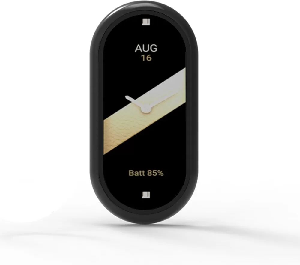 INF Schwarzes PC-Gehäuse kompatibel mit Xiaomi Band 10/10 NFC – Schutz vor Stößen und Staub