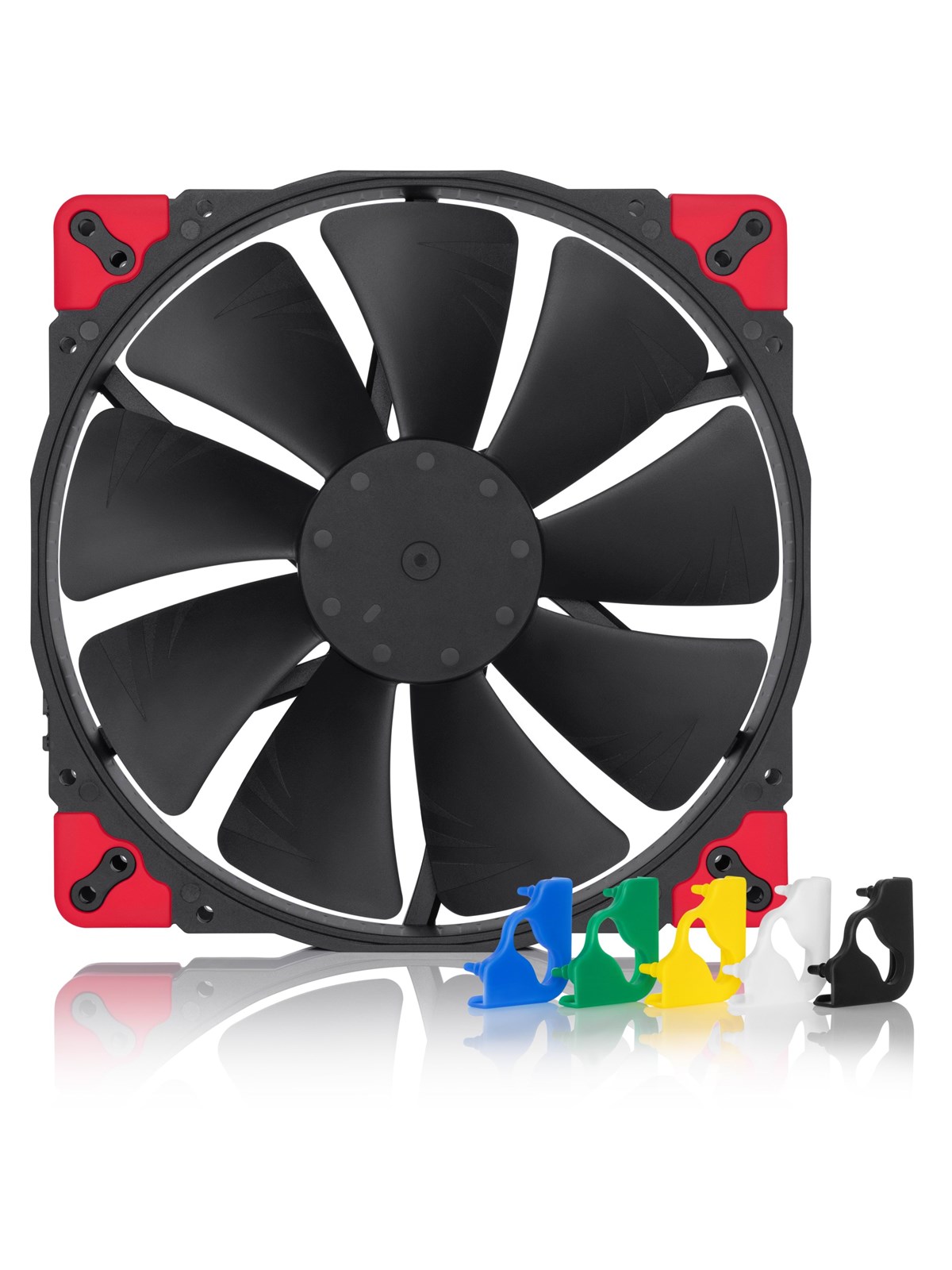 Noctua NF-A20 PWM chromax.black.swap - Gehäuselüfter - 200mm - Schwarz - 18 dBA
