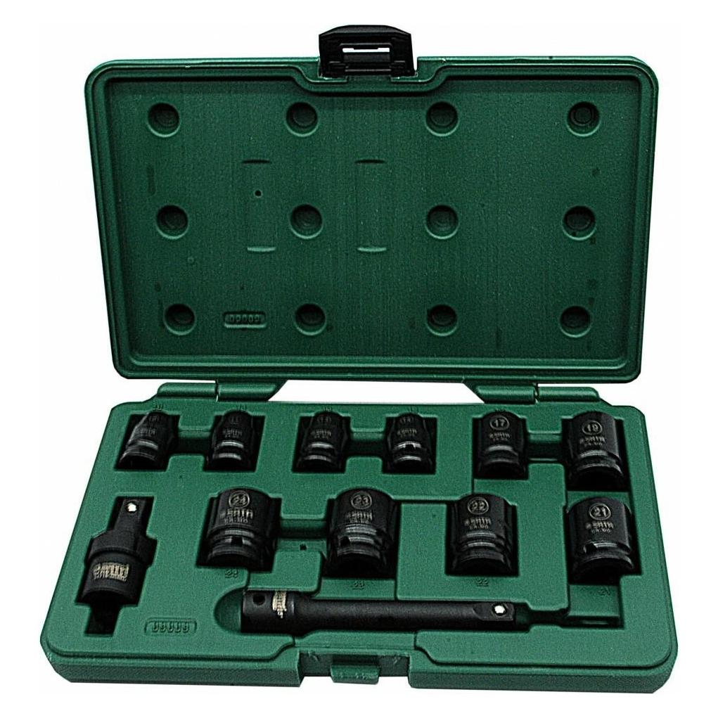 SATA Kraftschrauber Steckschlüssel Satz 1/2" 12-tlg. (1/2") (ST09009SJ)
